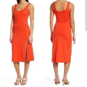 Open Edit Orange Sundress